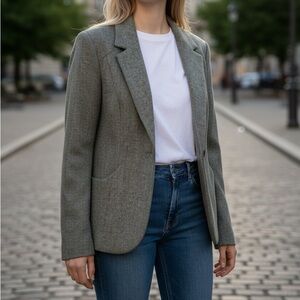 Free People Charcoal Women's Blazer